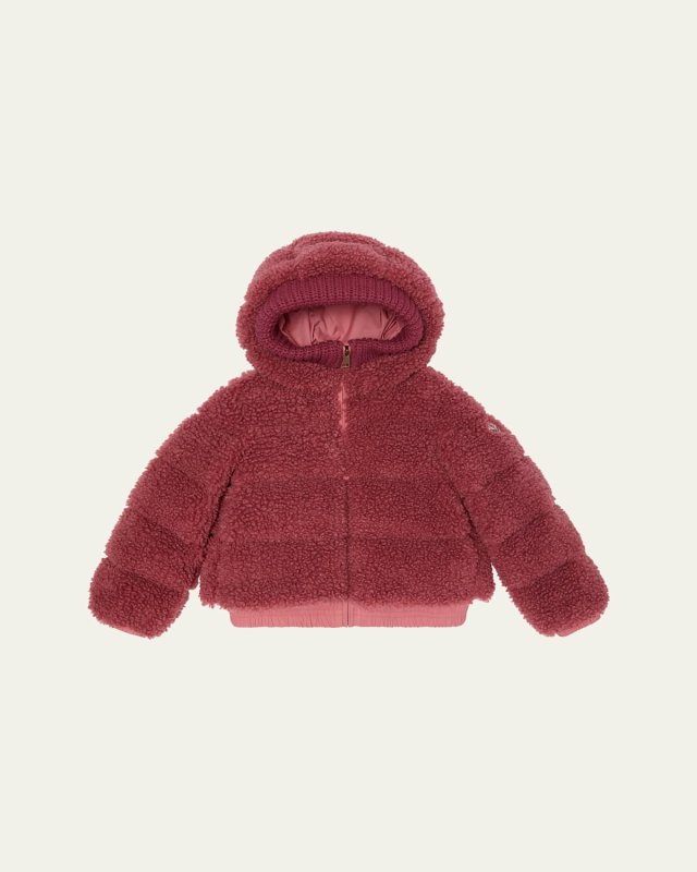 Girl's Adalbertas Hooded Down Jacket, Size 8-
